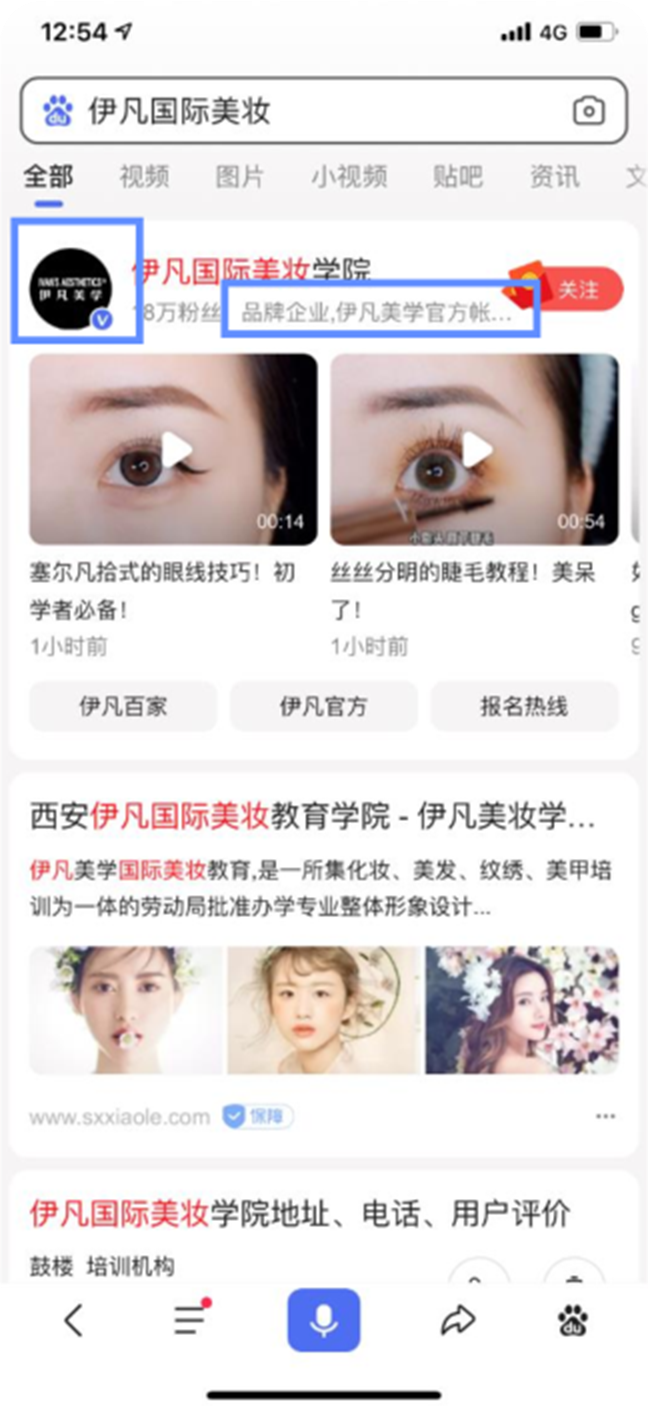 企業(yè)藍(lán)V標(biāo)識配圖1